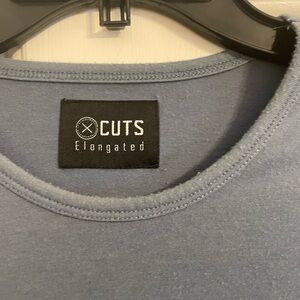 Cuts Clothing Blue Short Sleeve Tee